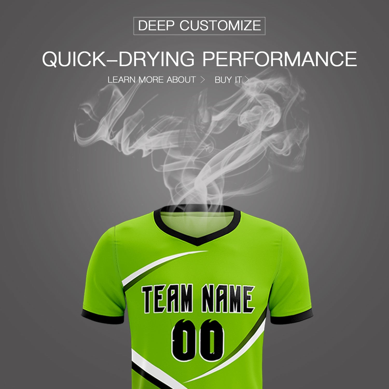 Custom Neon Green Black Color Block Training Uniform For Men Soccer Sets Jersey
