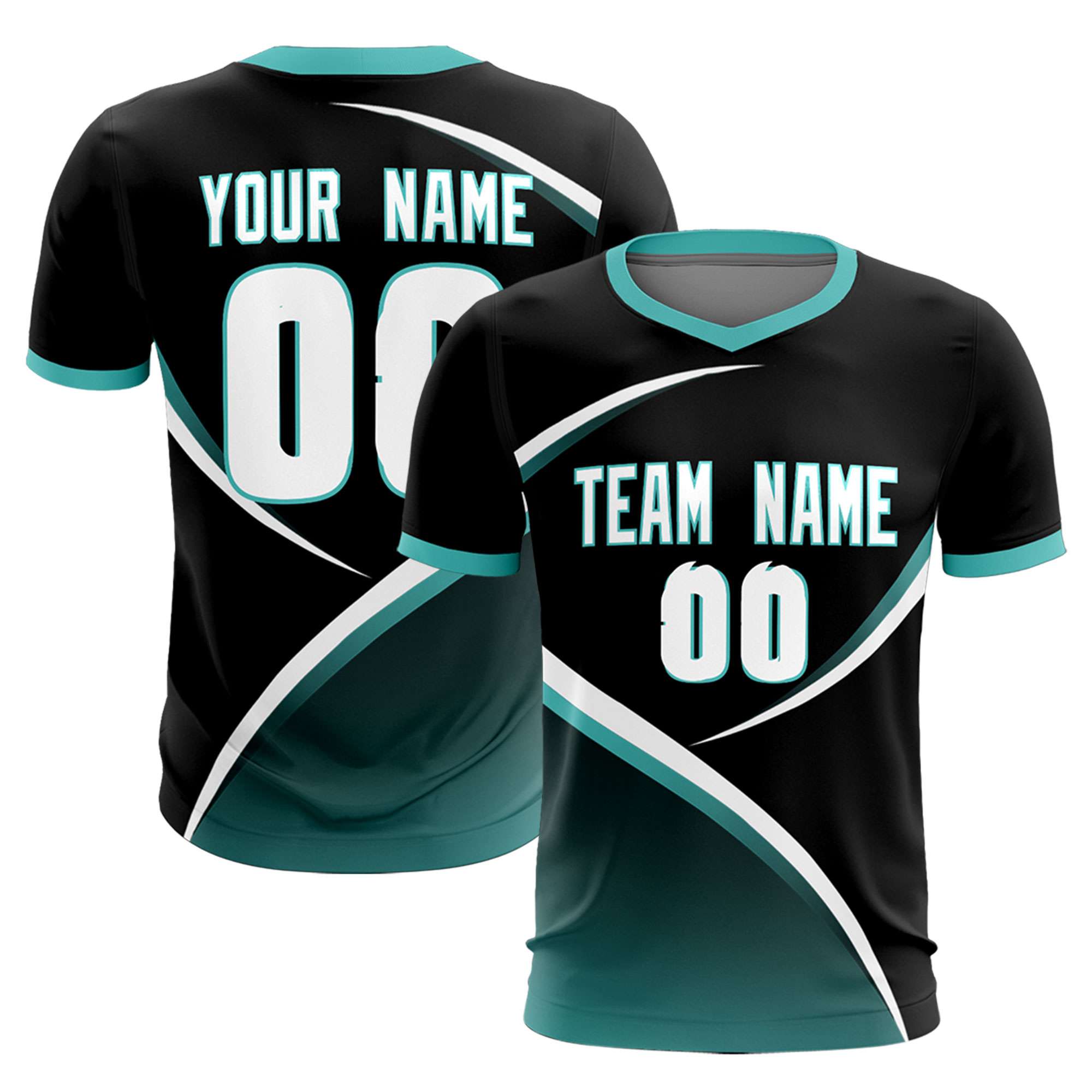 Custom Black Bright Green Color Block Training Uniform For Men Soccer Sets Jersey