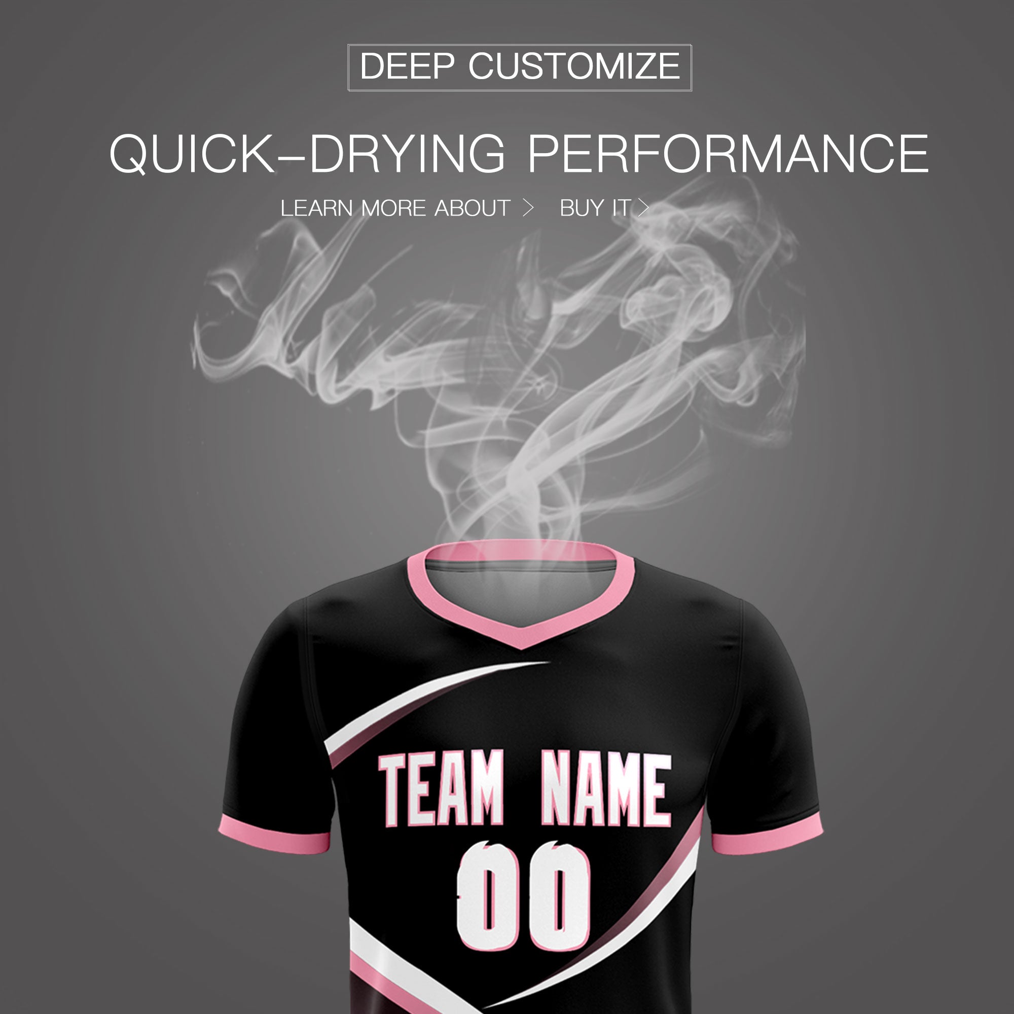 Custom Black Light Pink Color Block Training Uniform For Men Soccer Sets Jersey