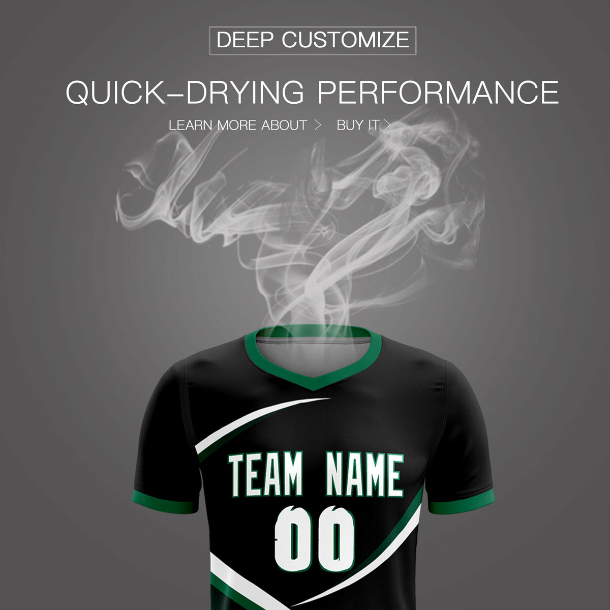 Custom Black Kelly Green Color Block Training Uniform For Men Soccer Sets Jersey