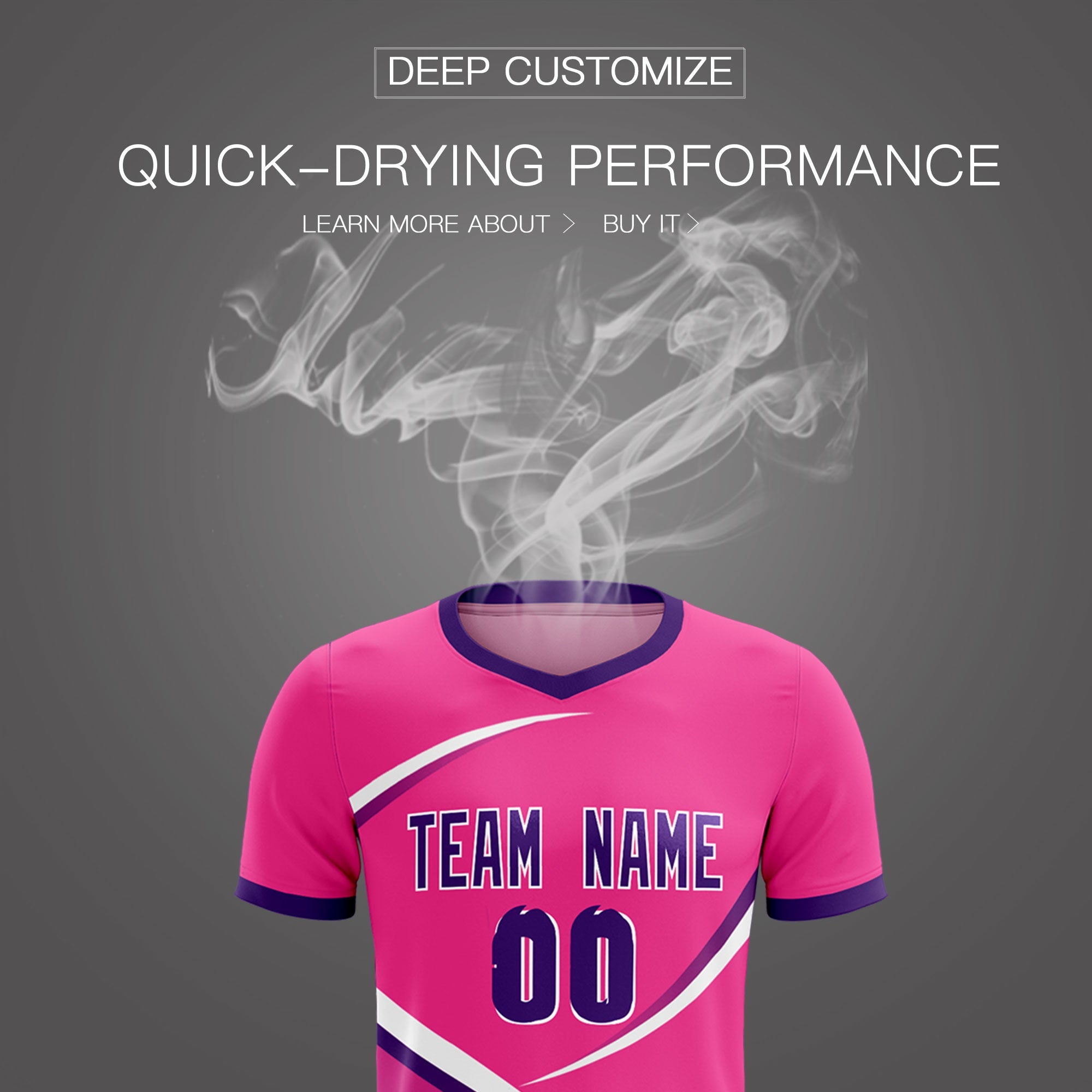 Custom Pink Purple Color Block Training Uniform For Men Soccer Sets Jersey