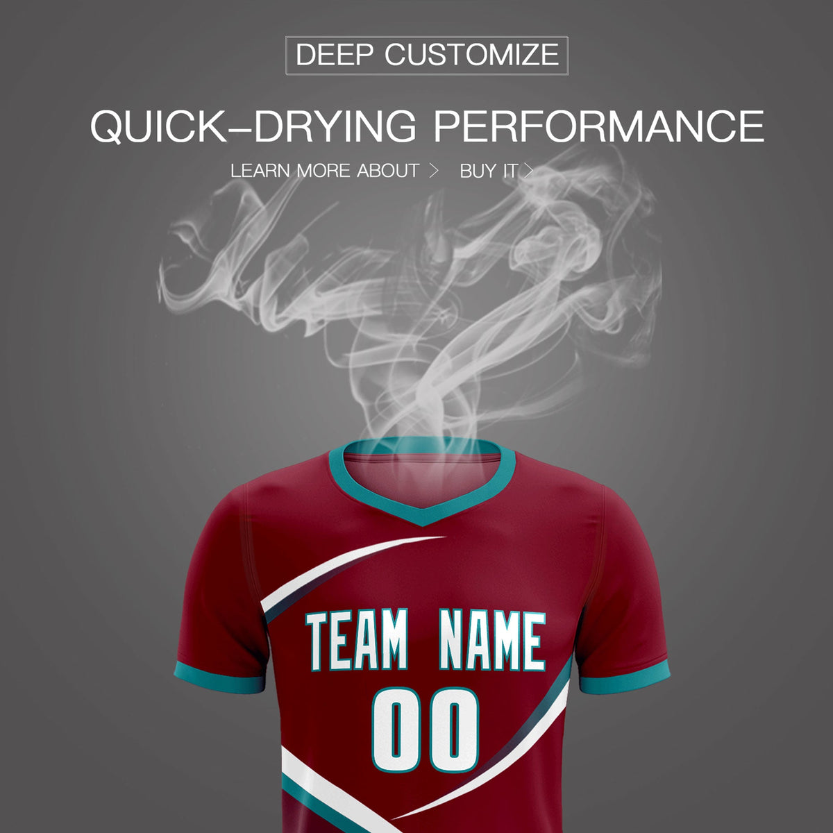 Custom Crimson Aqua Color Block Training Uniform For Men Football Kits Jersey