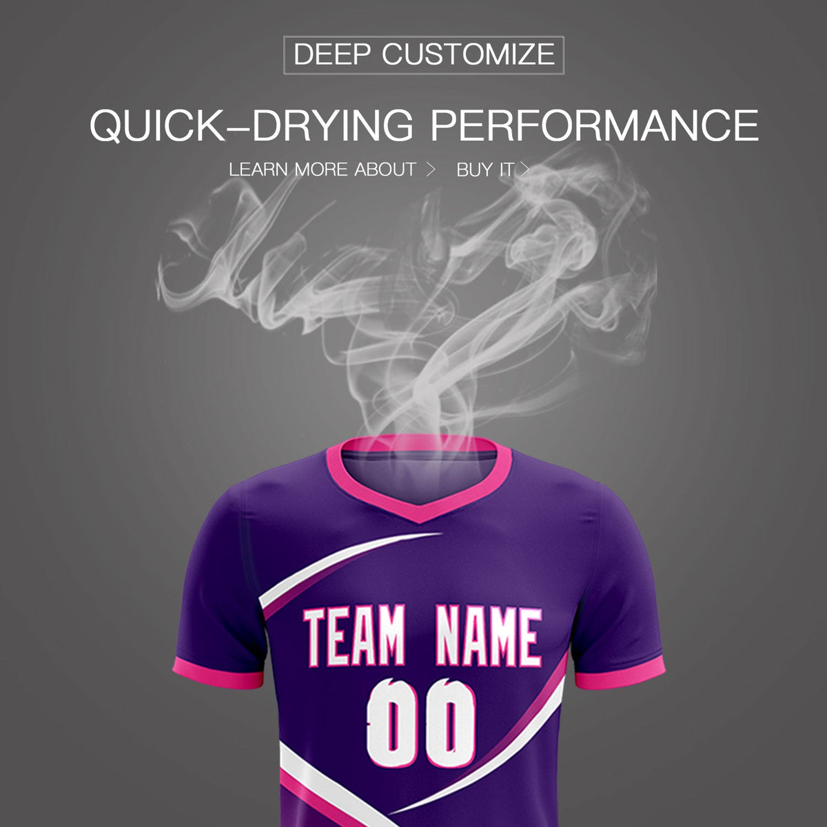 Custom Purple Pink Color Block Training Uniform For Men Soccer Sets Jersey