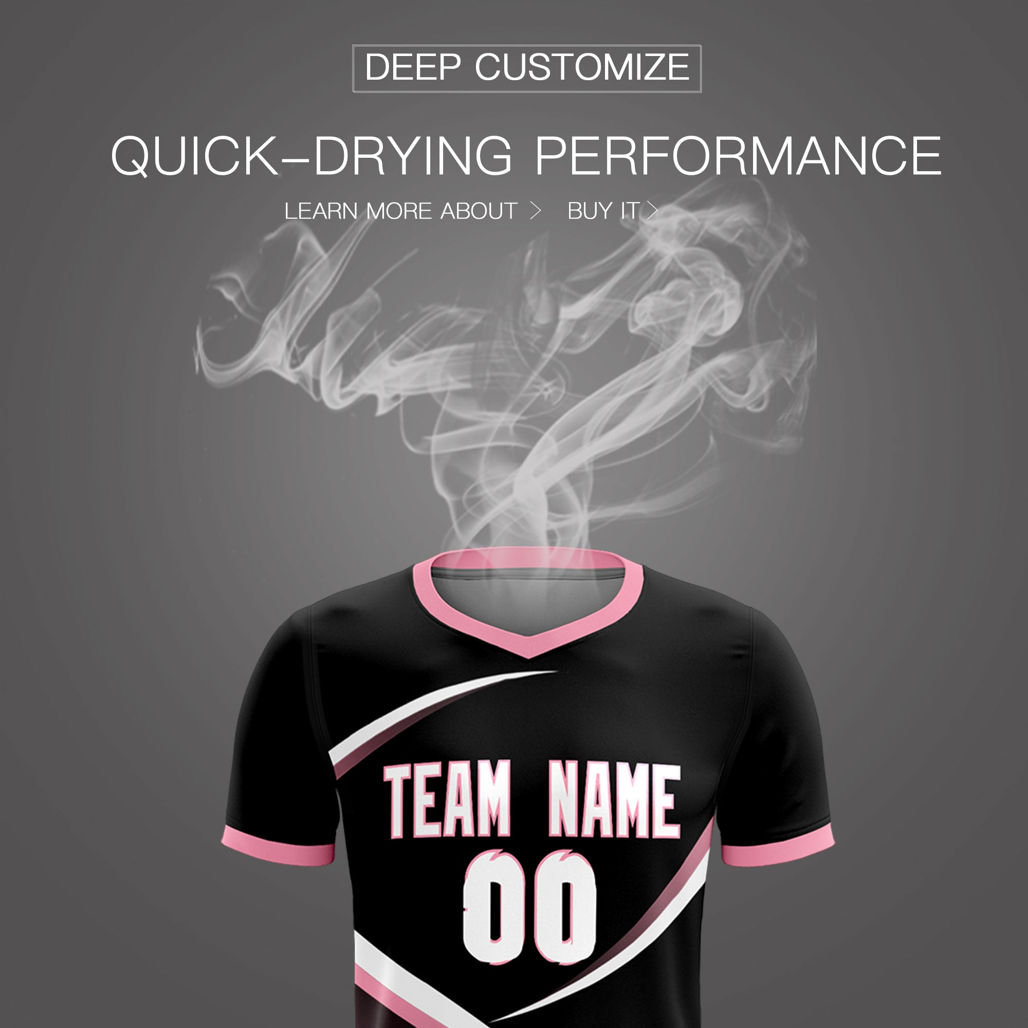 Custom Black Light Pink Color Block Training Uniform For Men Soccer Sets Jersey