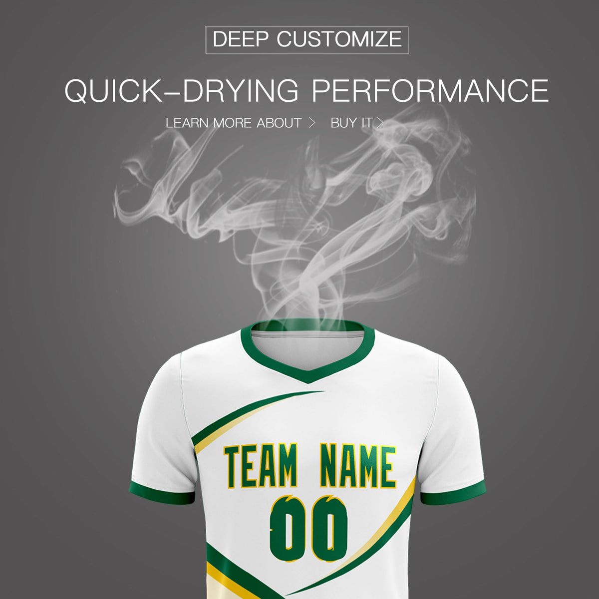 Custom White Kelly Green Color Block Training Uniform For Men Soccer Sets Jersey