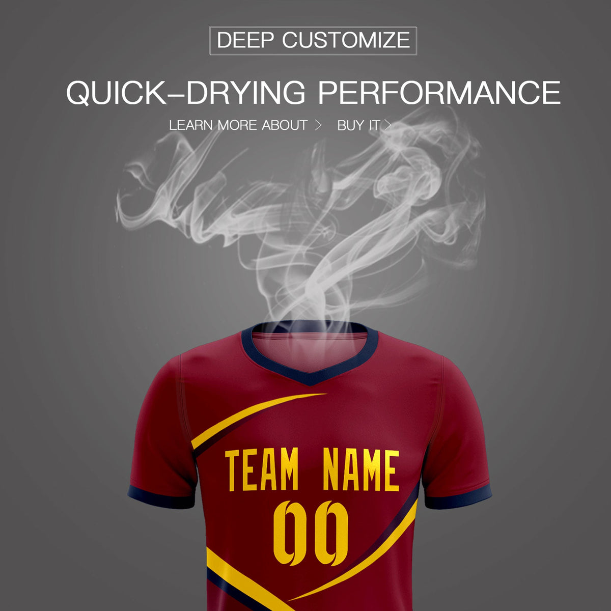 Custom Crimson Navy Color Block Training Uniform For Men Football Kits Jersey