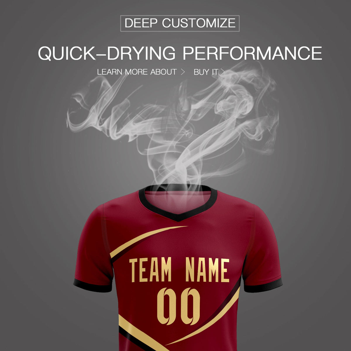 Custom Crimson Black Color Block Training Uniform For Men Football Kits Jersey
