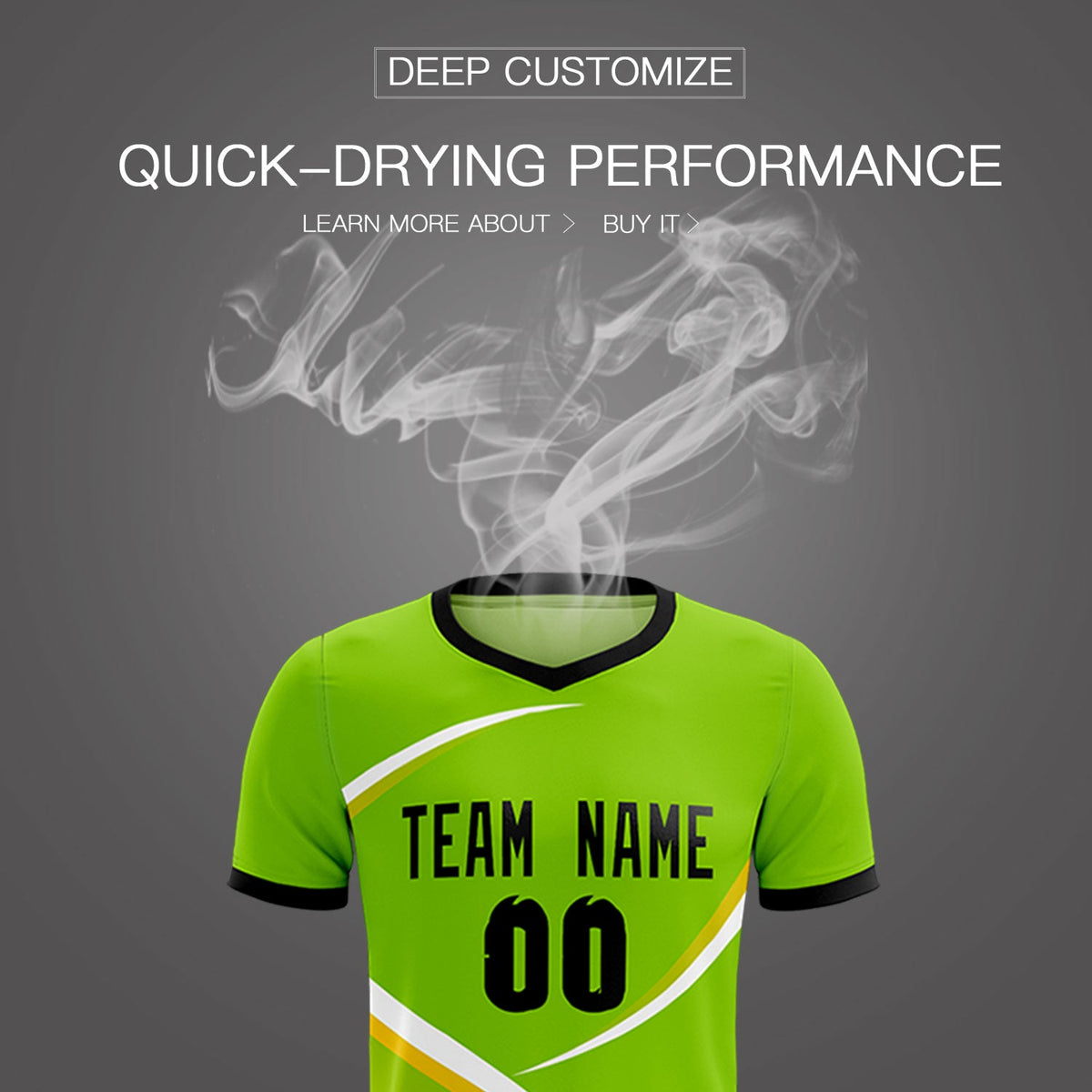 Custom Neon Green Black Color Block Training Uniform For Men Soccer Sets Jersey