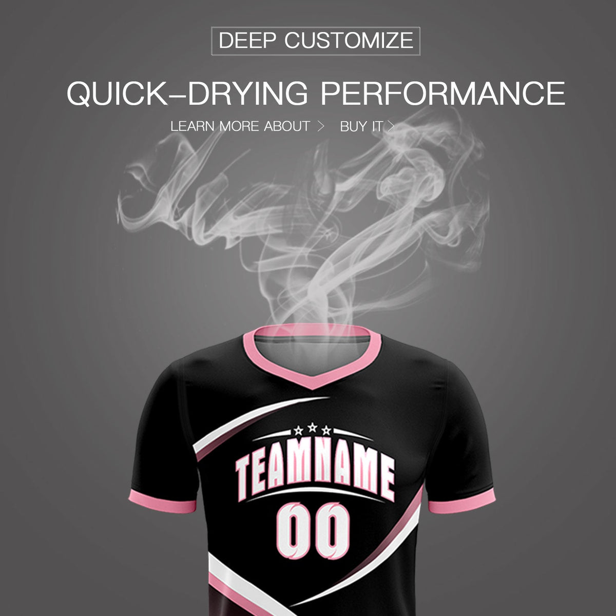 Custom Black Light Pink Color Block Training Uniform For Men Soccer Sets Jersey