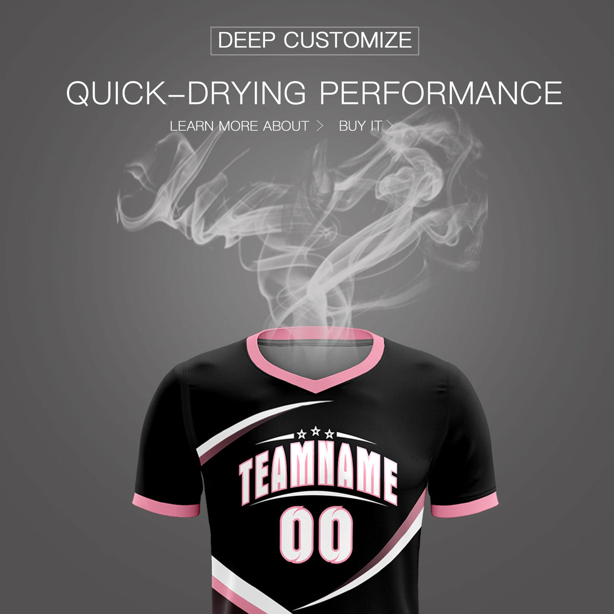 Custom Black Light Pink Color Block Training Uniform For Men Soccer Sets Jersey