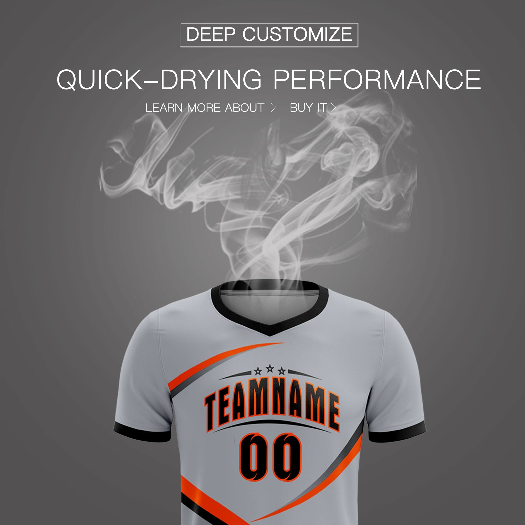 Custom Gray Black Color Block Training Uniform For Men Soccer Sets Jersey