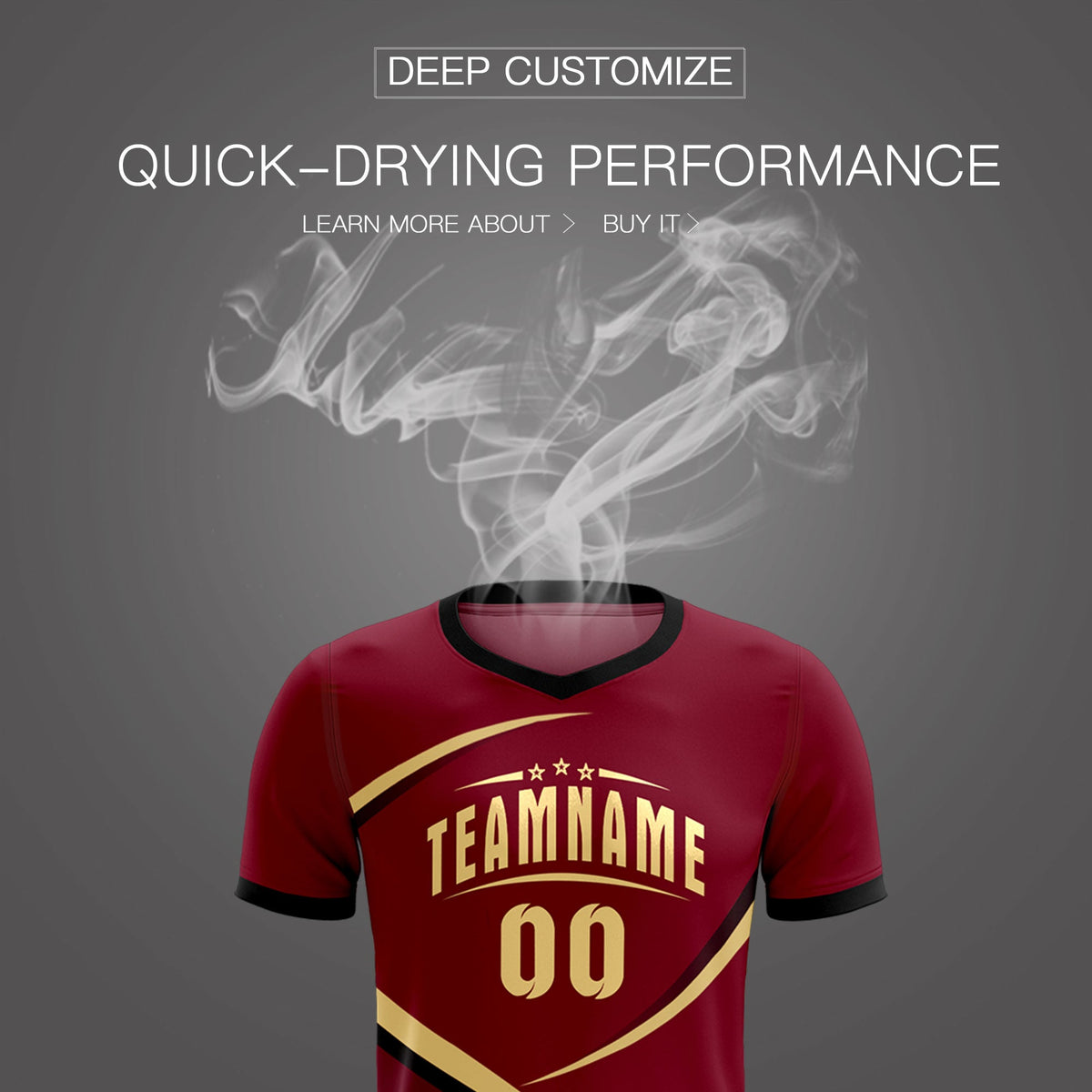 Custom Crimson Black Color Block Training Uniform For Men Football Kits Jersey