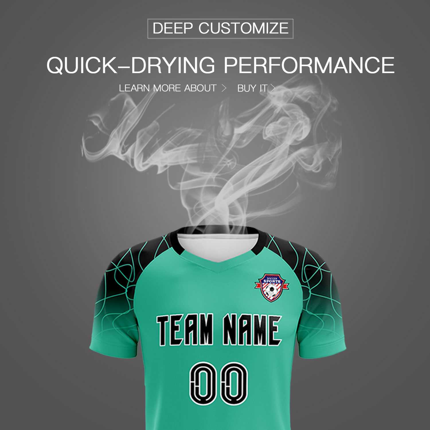 Custom Green Classic Football Training Kit Jersey For Adults/Kids