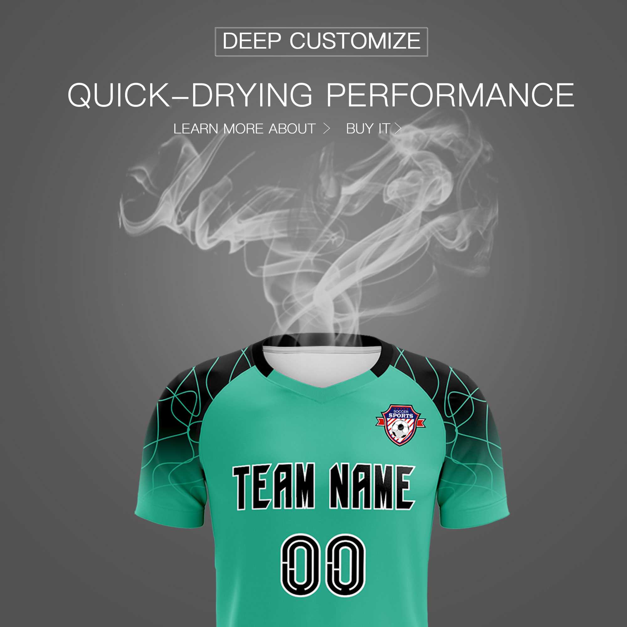 Custom Green Classic Football Training Kit Jersey For Adults/Kids