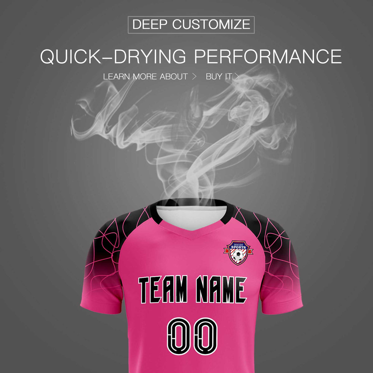 Custom Rose Red Classic Football Training Kit Jersey For Adults/Kids