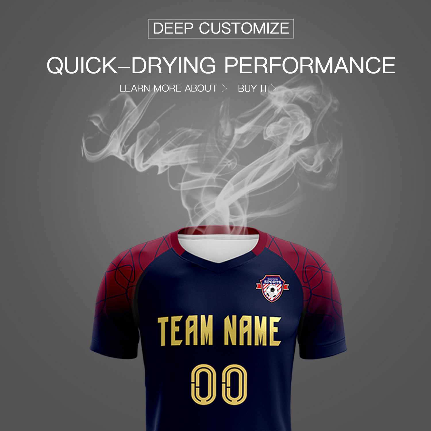 Custom Navy Classic Football Training Kit Jersey For Adults/Kids