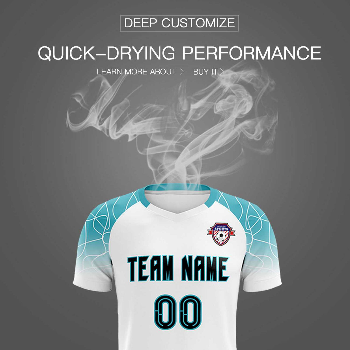 Custom White Classic Football Training Kit Jersey For Adults/Kids