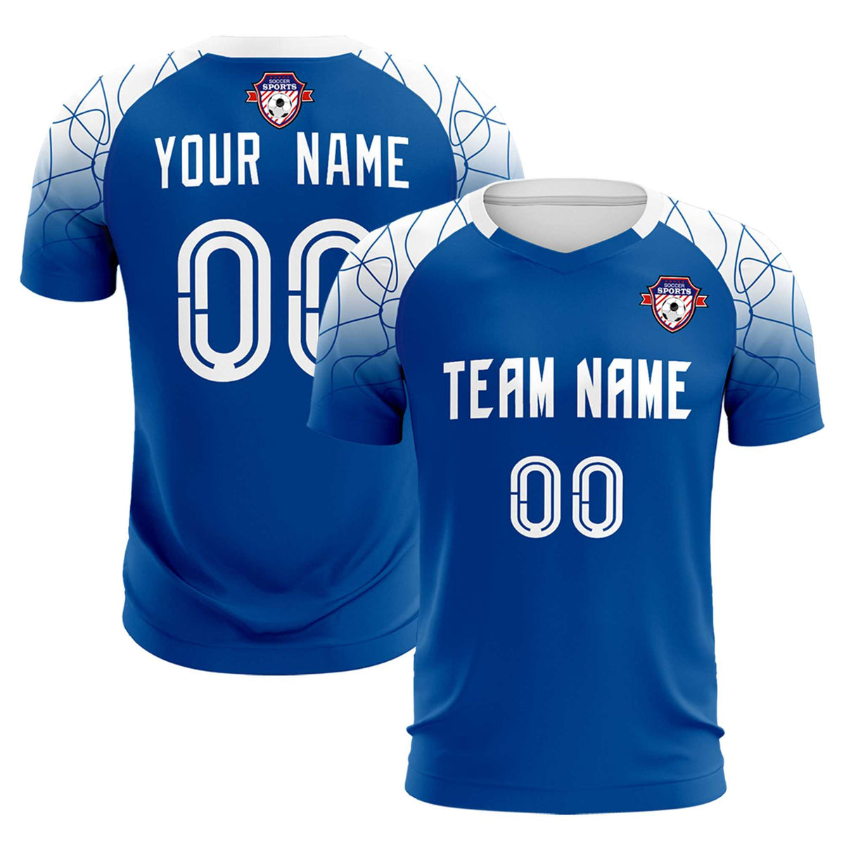 Custom Navy Classic Football Training Kit Jersey For Adults/Kids