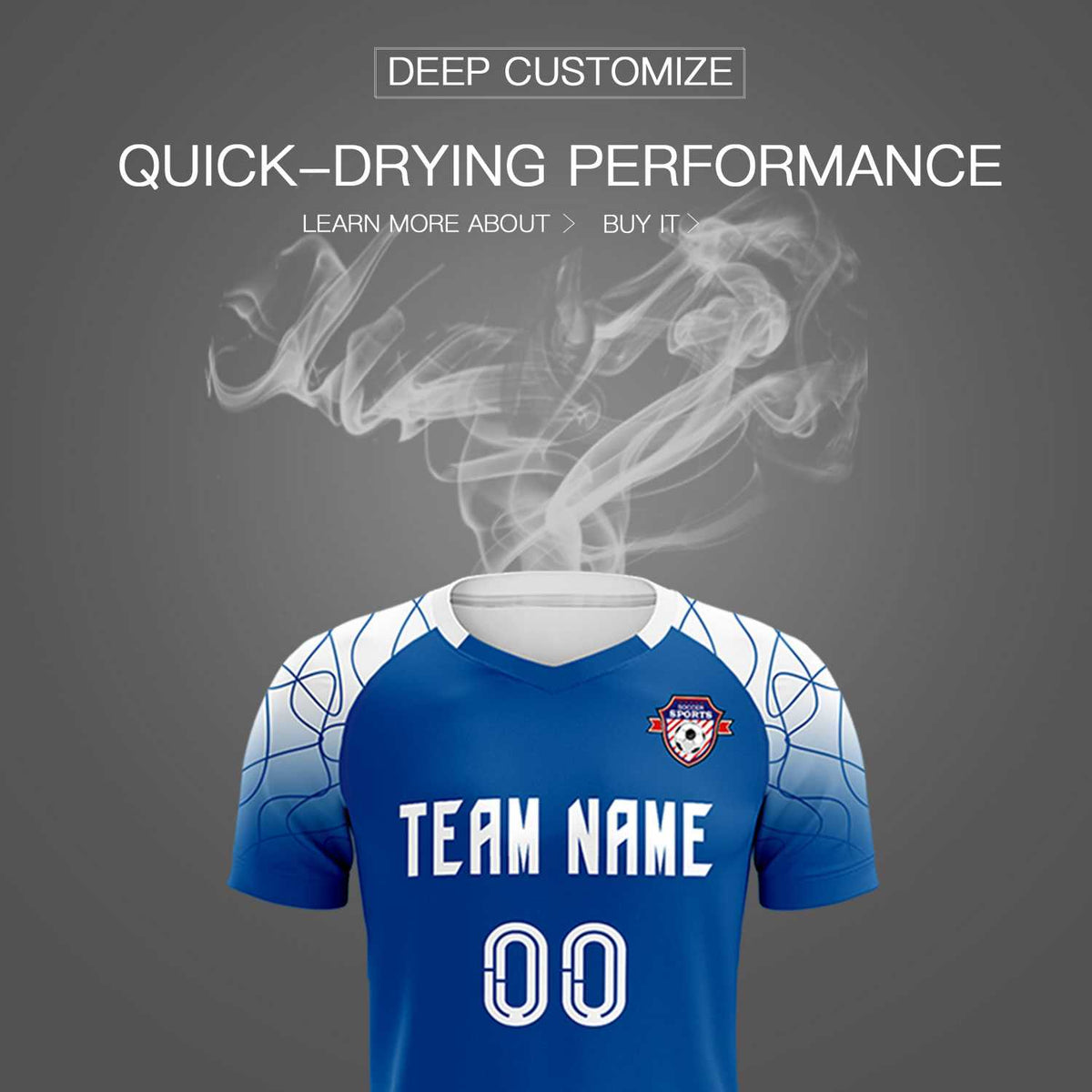 Custom Navy Classic Football Training Kit Jersey For Adults/Kids