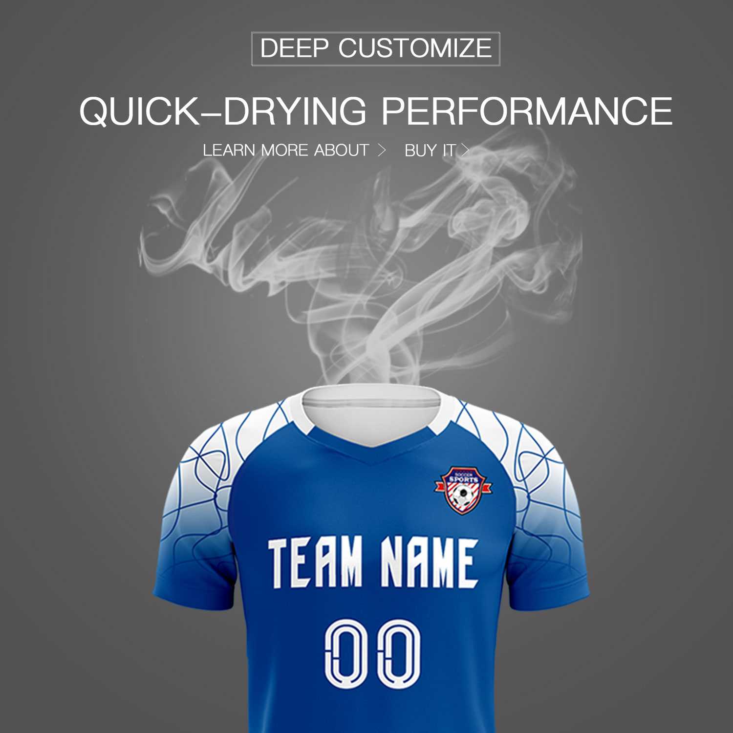 Custom Navy Classic Football Training Kit Jersey For Adults/Kids