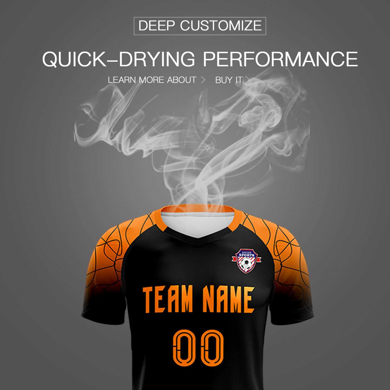 Custom Black Classic Football Training Kit Jersey For Adults/Kids