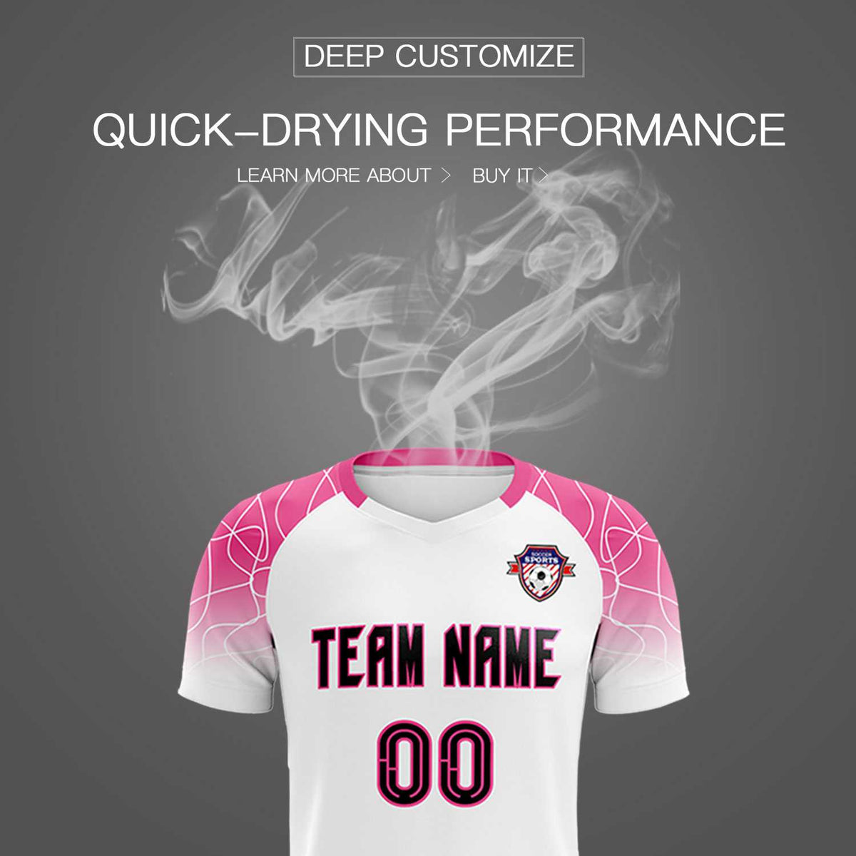 Custom White Classic Football Training Kit Jersey For Adults/Kids