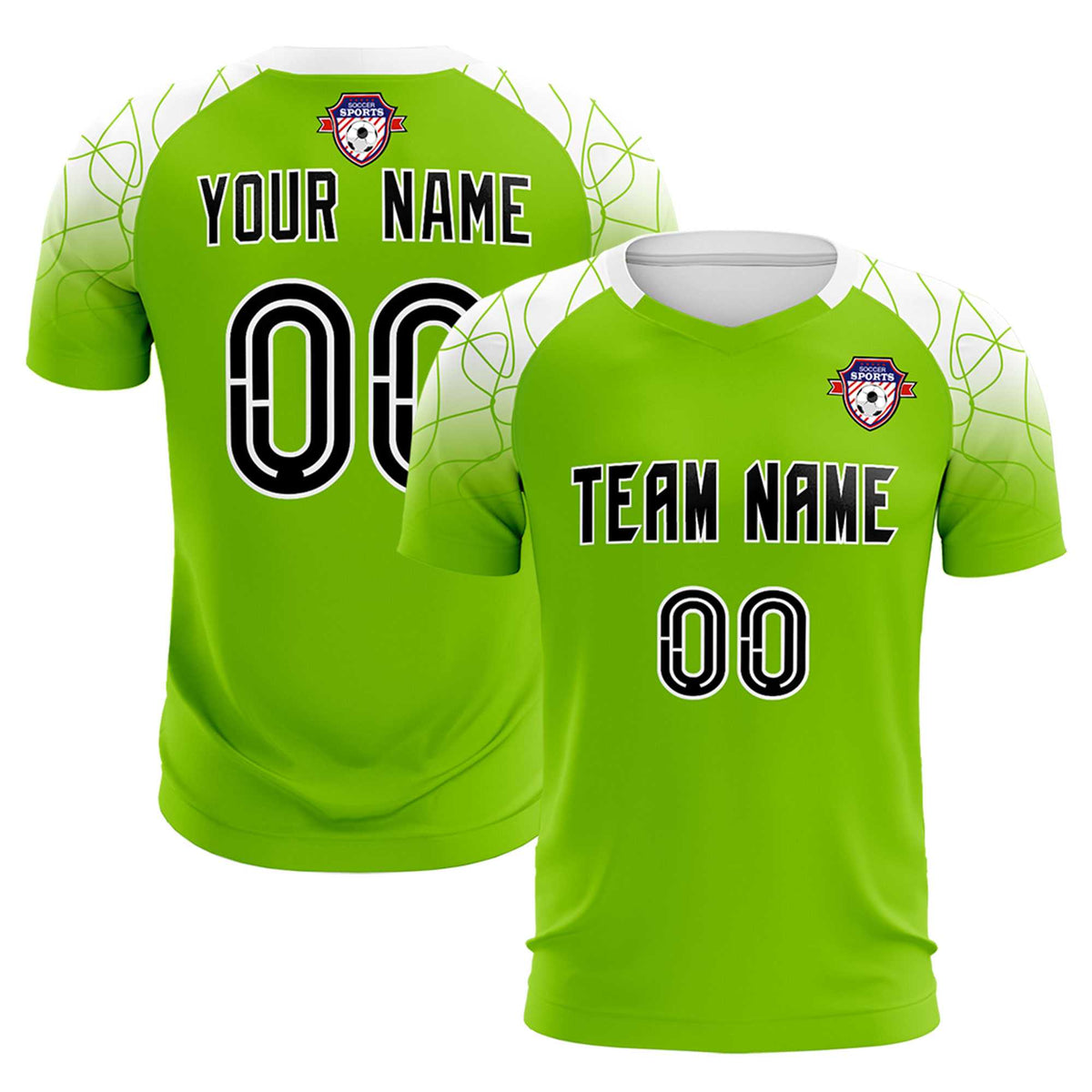 Custom Green Classic Football Training Kit Jersey For Adults/Kids