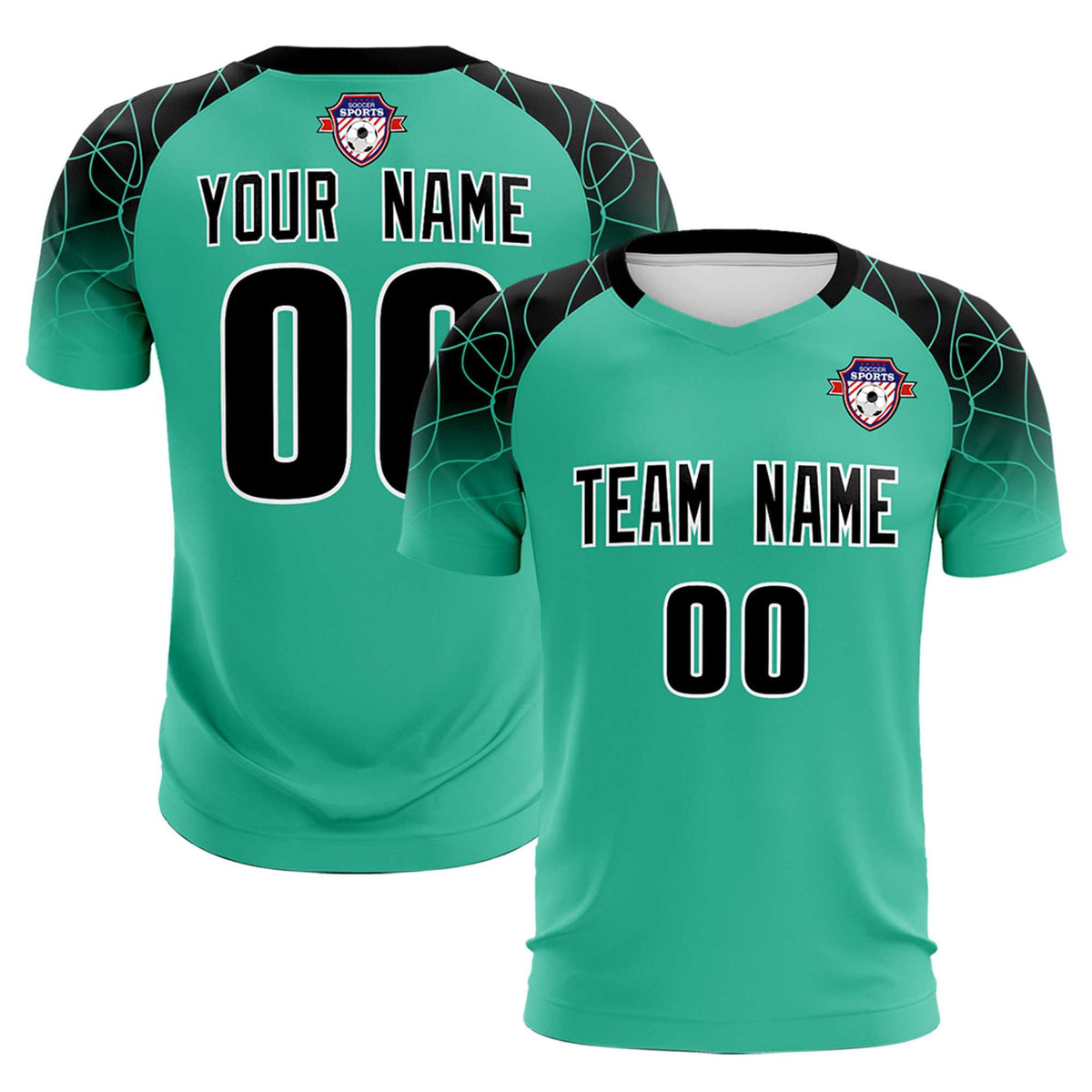 Custom Green Classic Football Training Kit Jersey For Adults/Kids