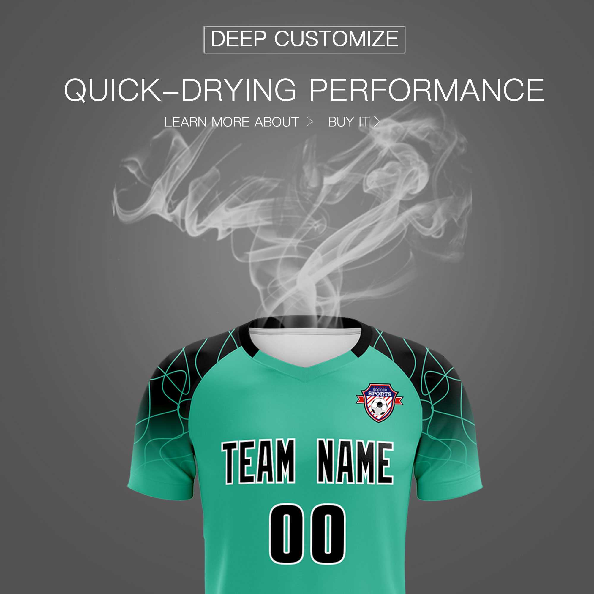 Custom Green Classic Football Training Kit Jersey For Adults/Kids