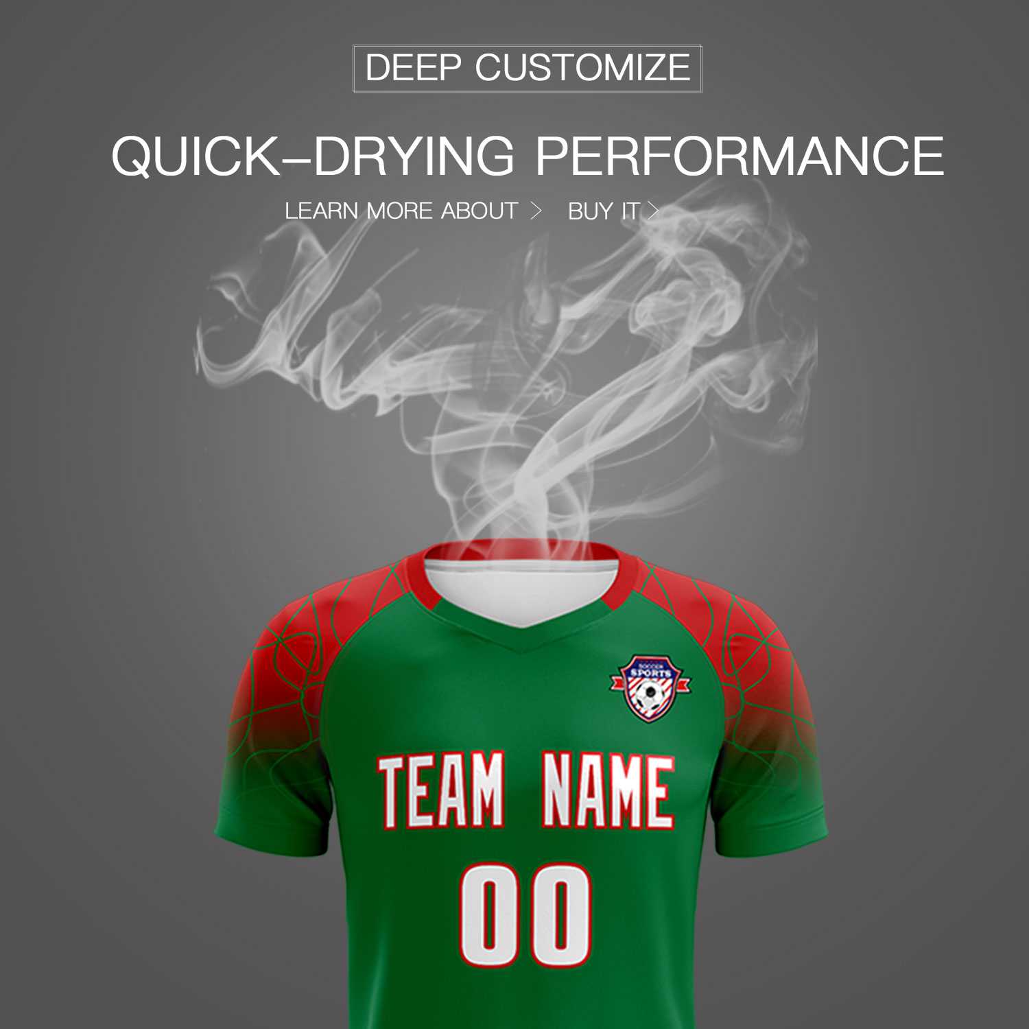 Custom Kelly Green Classic Football Training Kit Jersey For Adults/Kids
