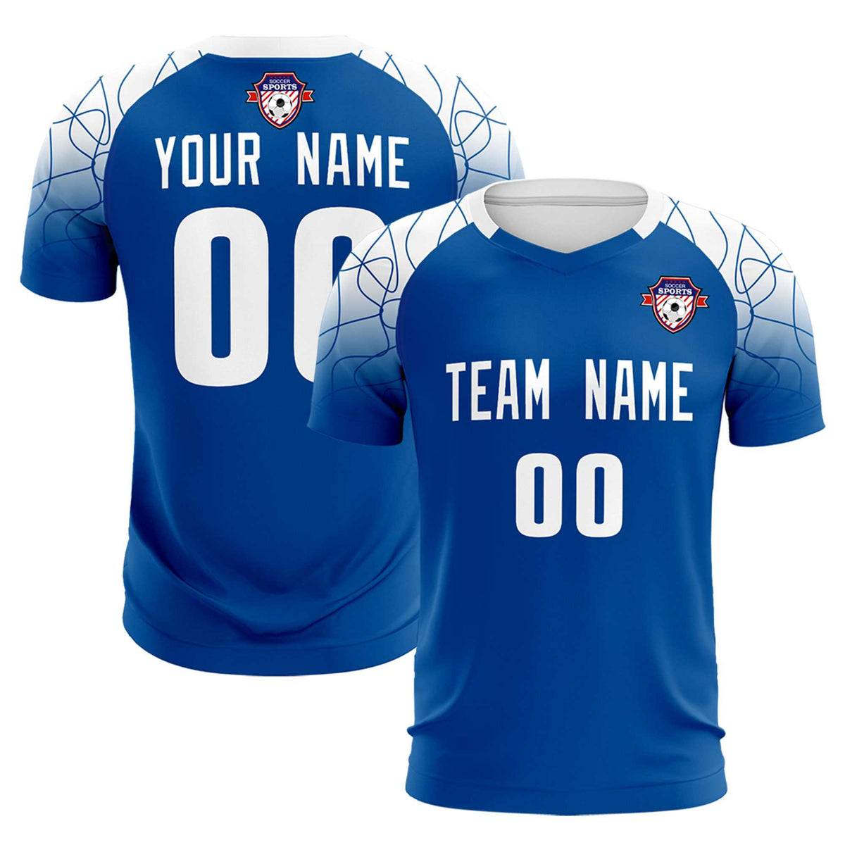 Custom Navy Classic Football Training Kit Jersey For Adults/Kids