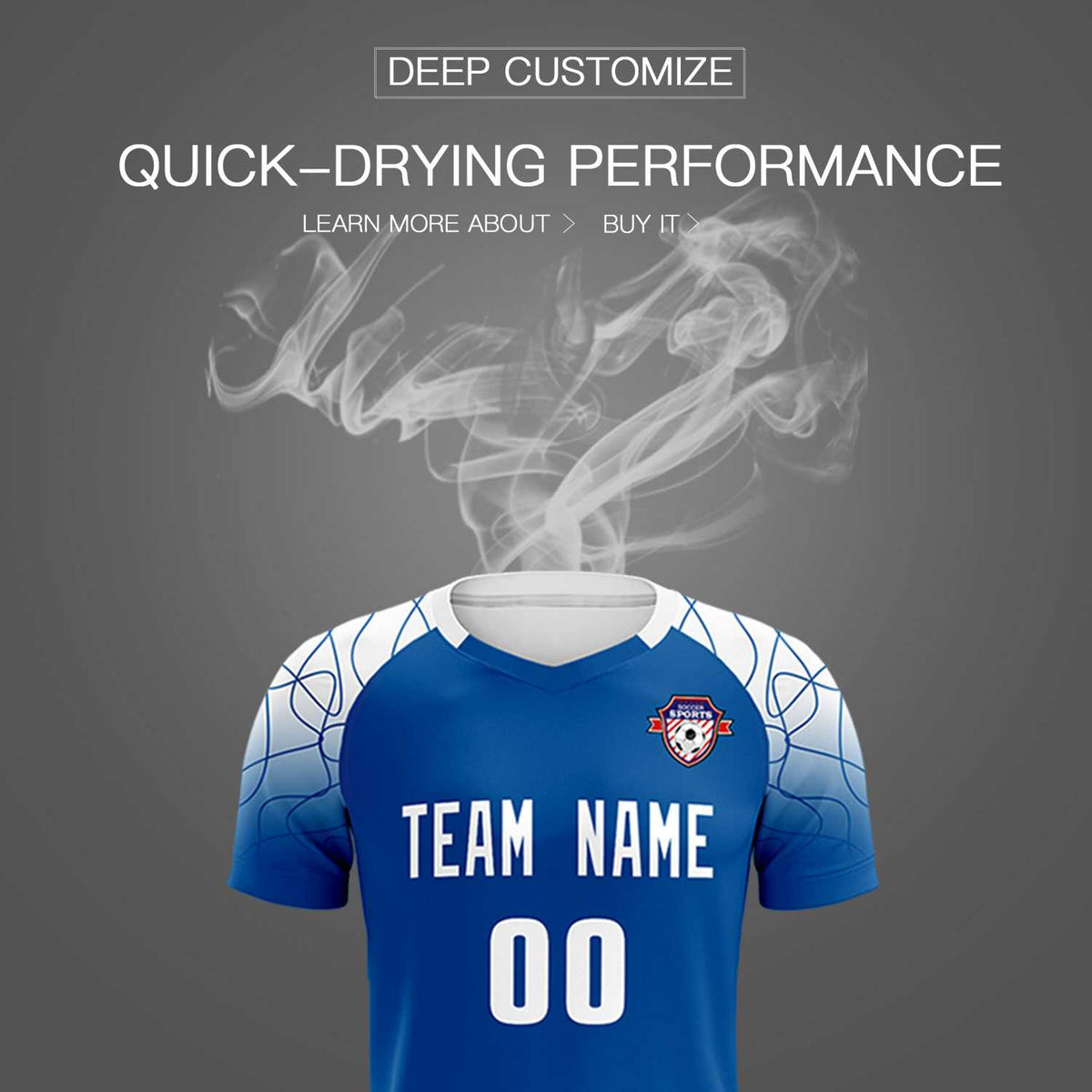 Custom Navy Classic Football Training Kit Jersey For Adults/Kids