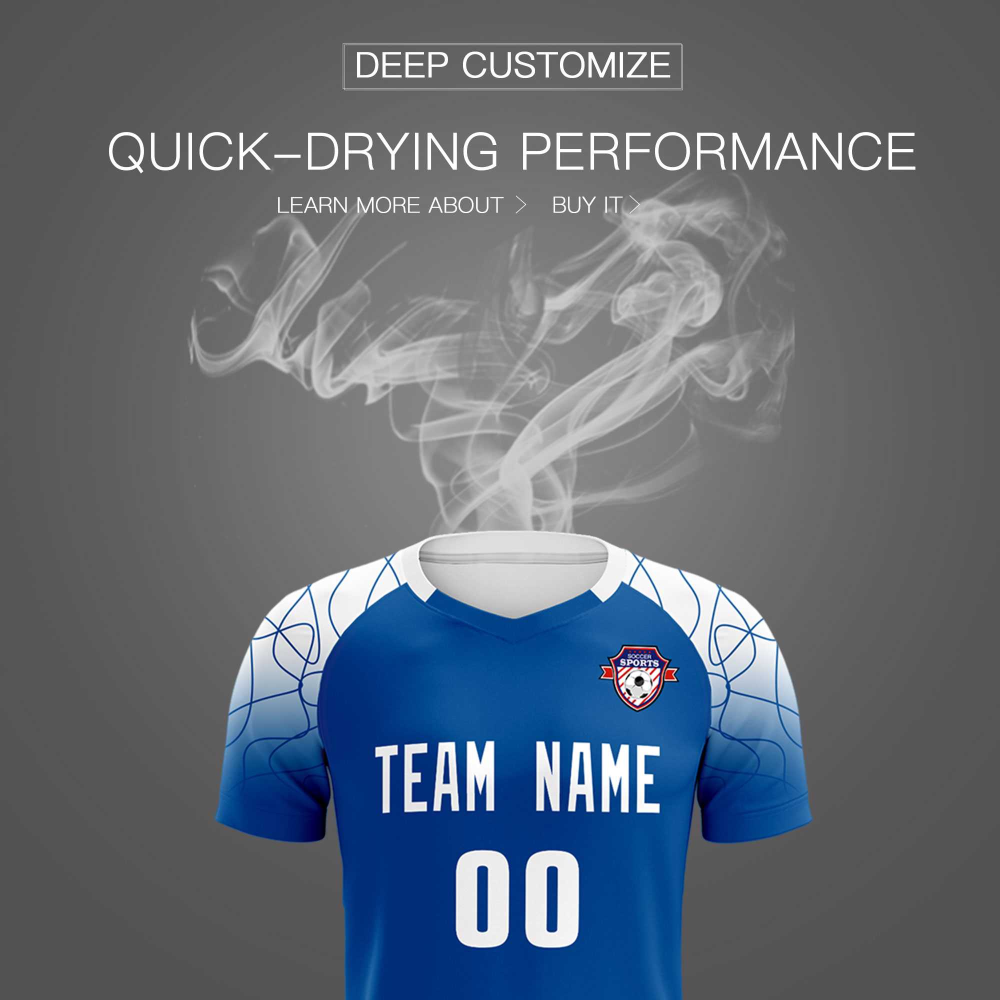 Custom Navy Classic Football Training Kit Jersey For Adults/Kids