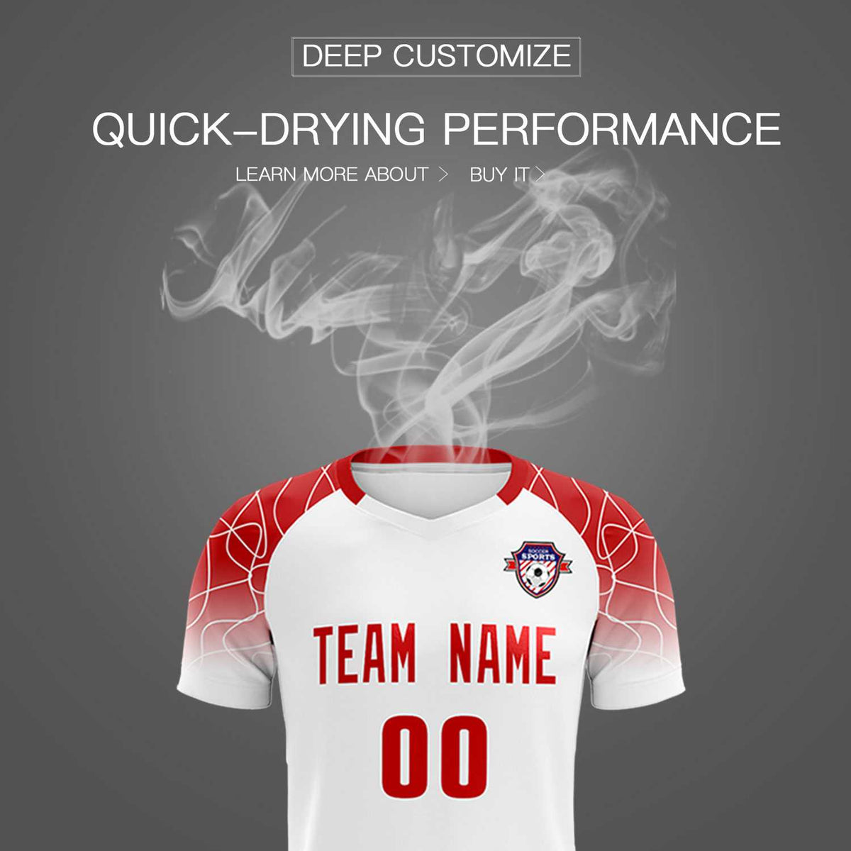 Custom White Classic Football Training Kit Jersey For Adults/Kids