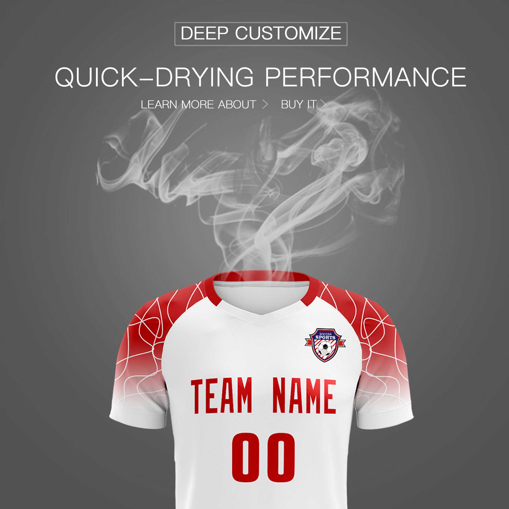 Custom White Classic Football Training Kit Jersey For Adults/Kids