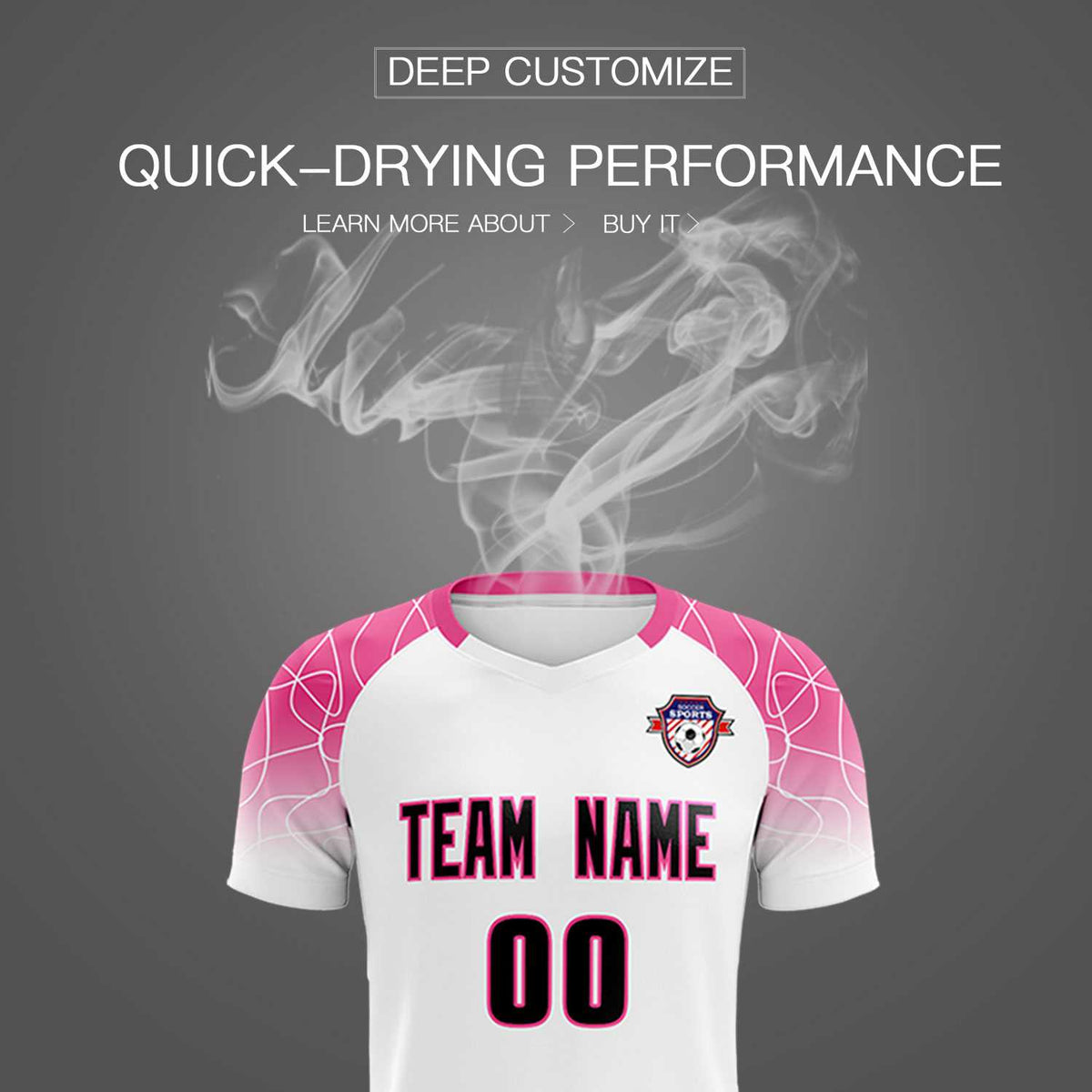 Custom White Classic Football Training Kit Jersey For Adults/Kids