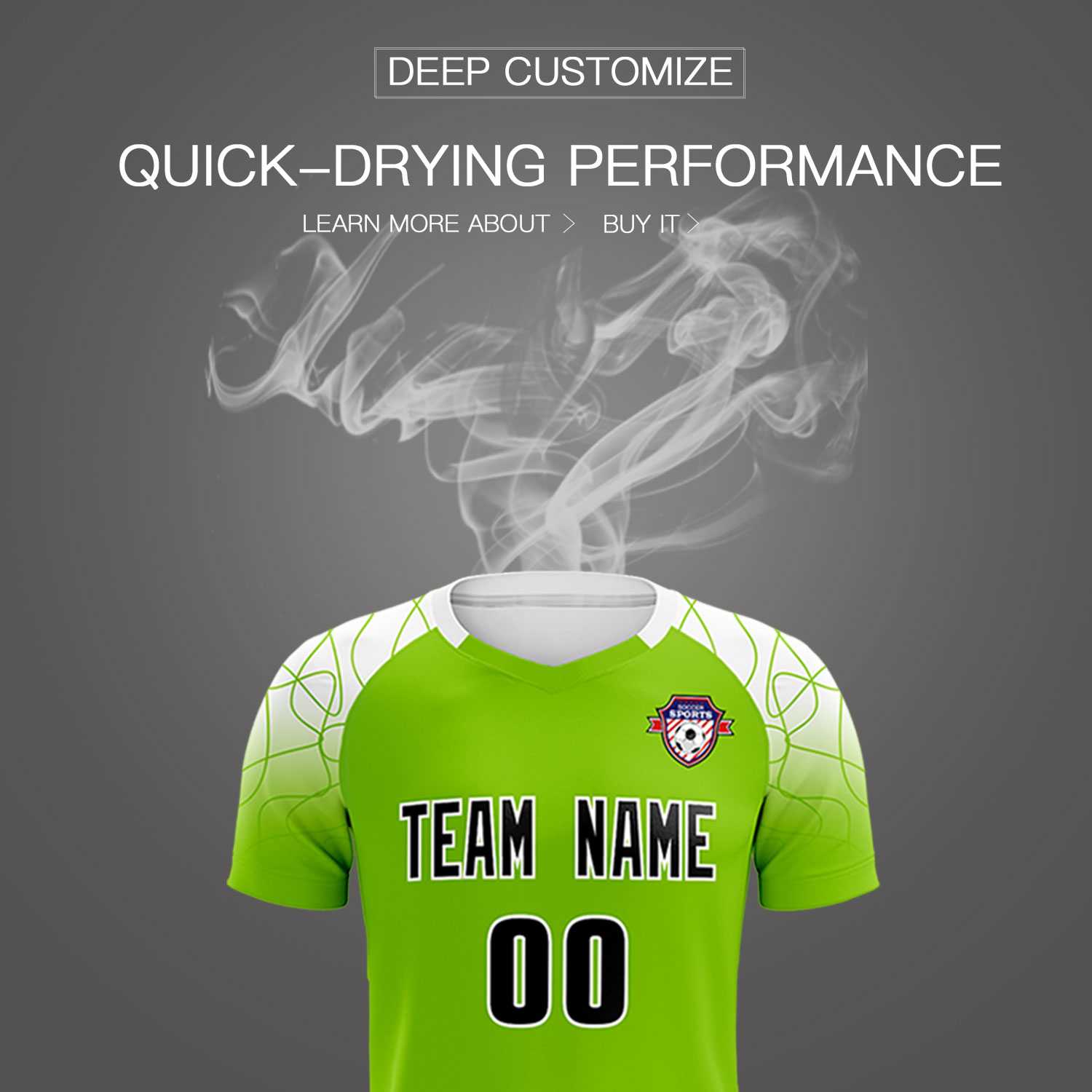 Custom Green Classic Football Training Kit Jersey For Adults/Kids