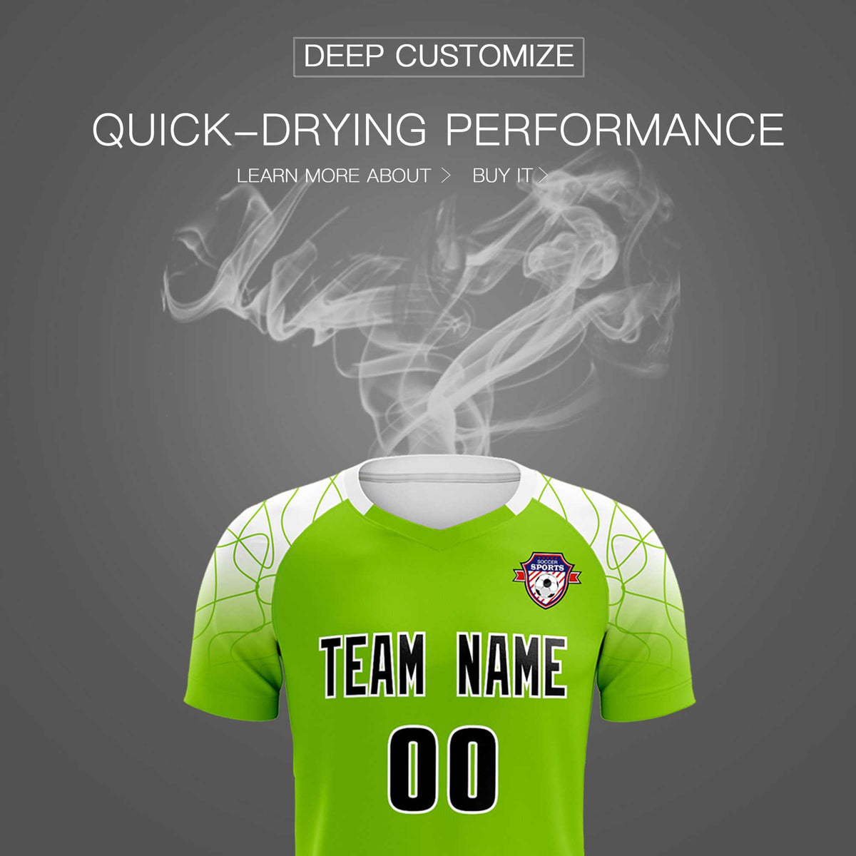 Custom Green Classic Football Training Kit Jersey For Adults/Kids