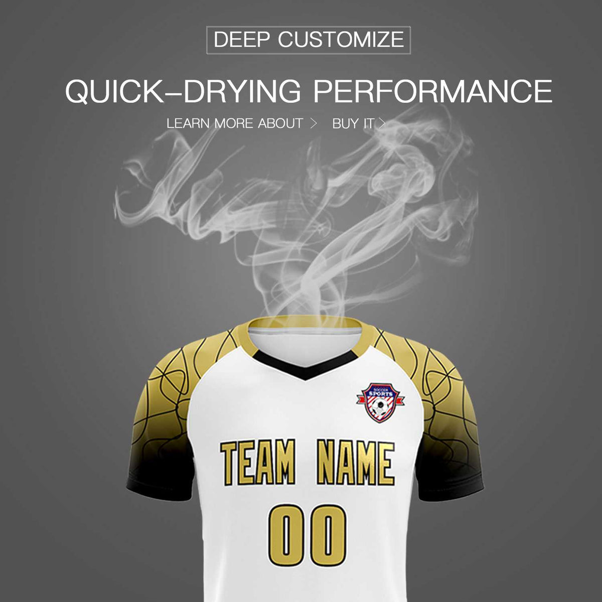 Custom White Classic Football Training Kit Jersey For Adults/Kids