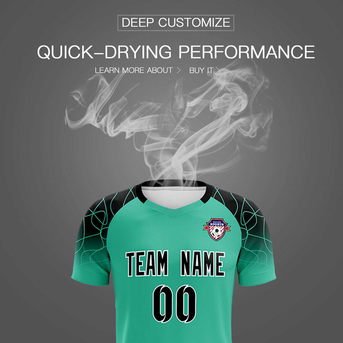 Custom Green Classic Football Training Kit Jersey For Adults/Kids