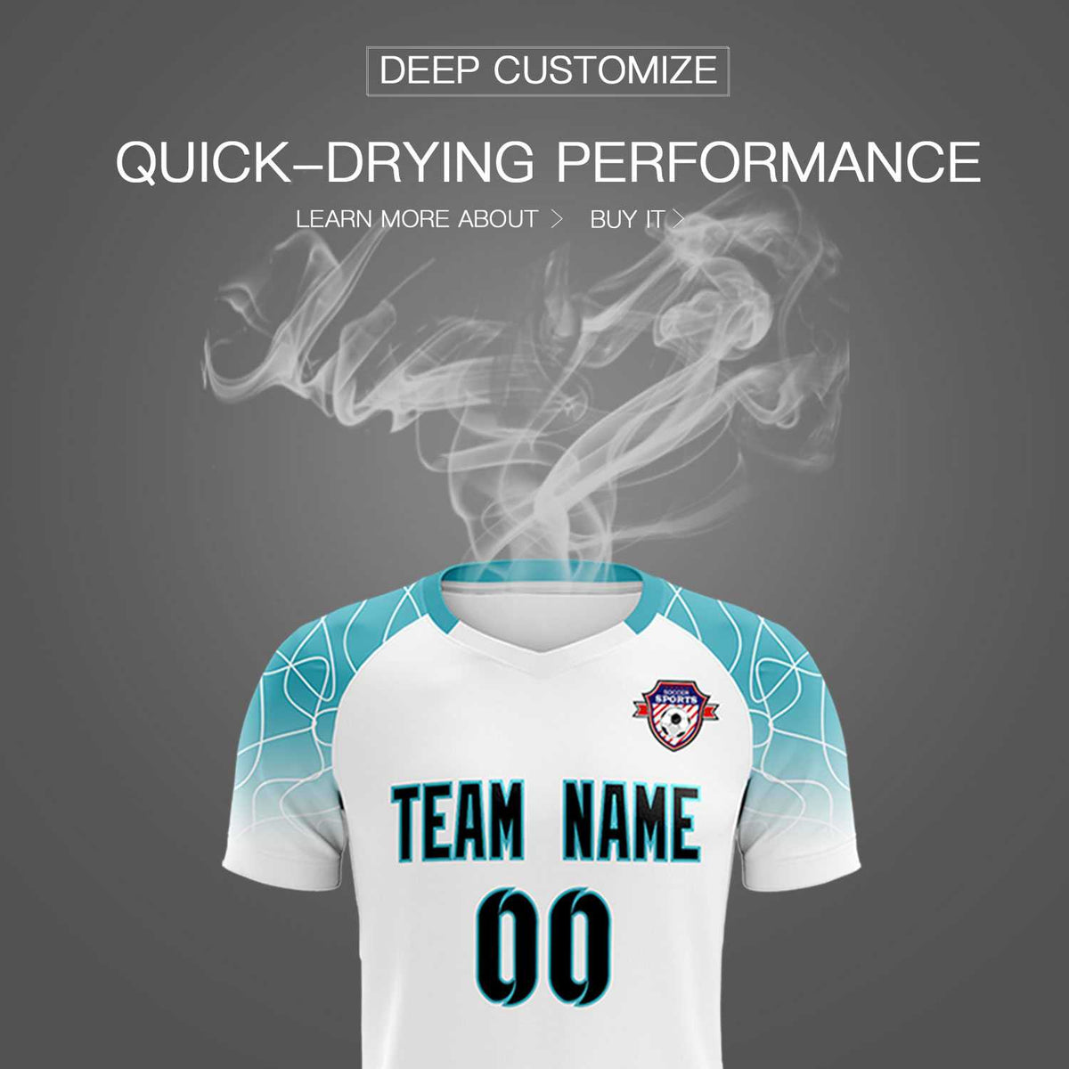 Custom White Classic Football Training Kit Jersey For Adults/Kids