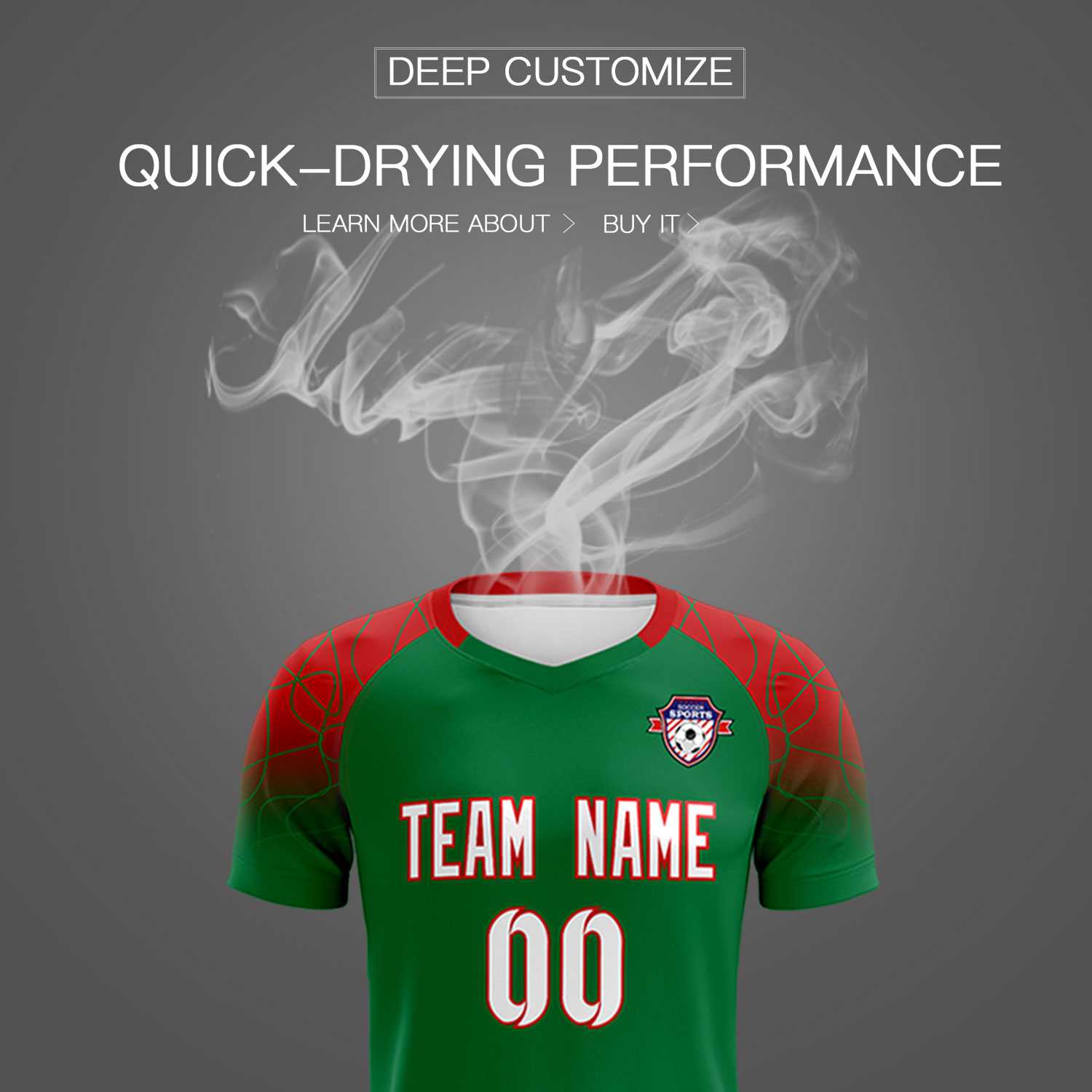Custom Kelly Green Classic Football Training Kit Jersey For Adults/Kids