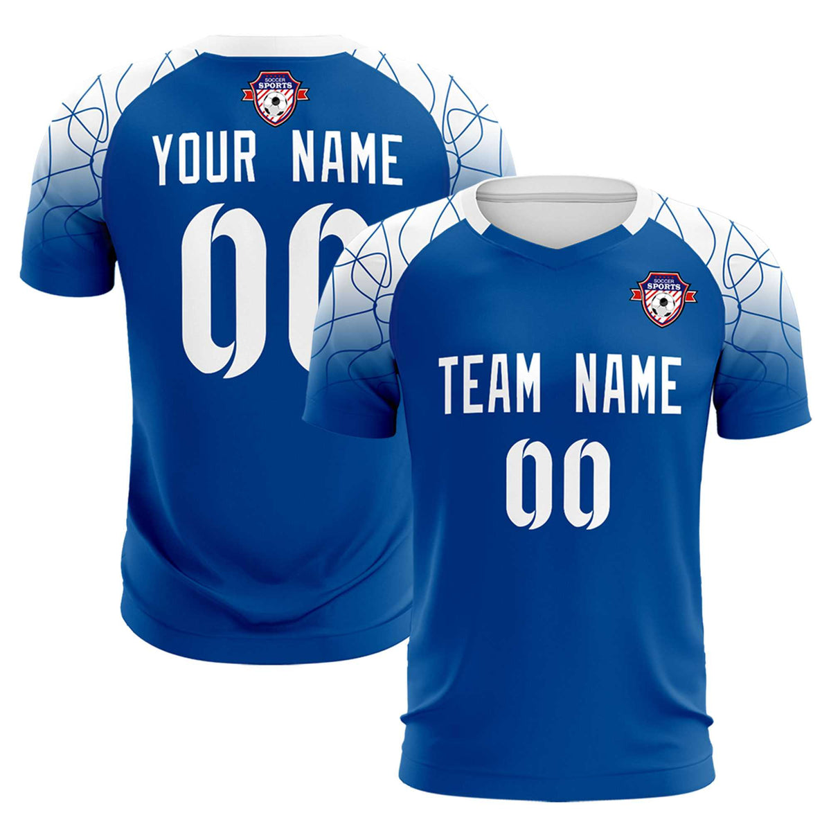 Custom Navy Classic Football Training Kit Jersey For Adults/Kids