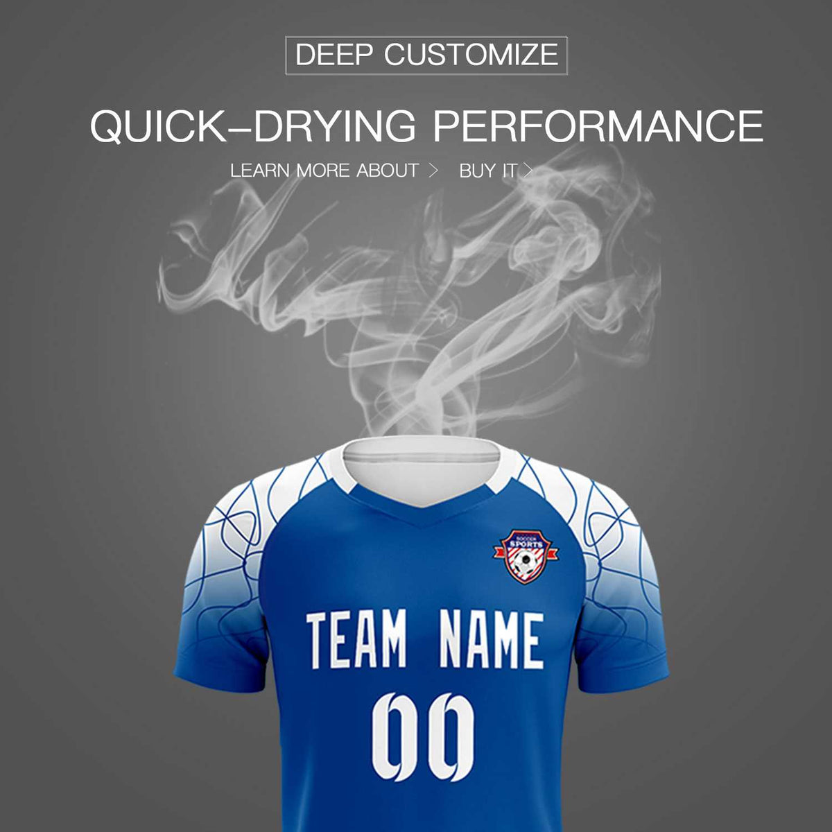 Custom Navy Classic Football Training Kit Jersey For Adults/Kids