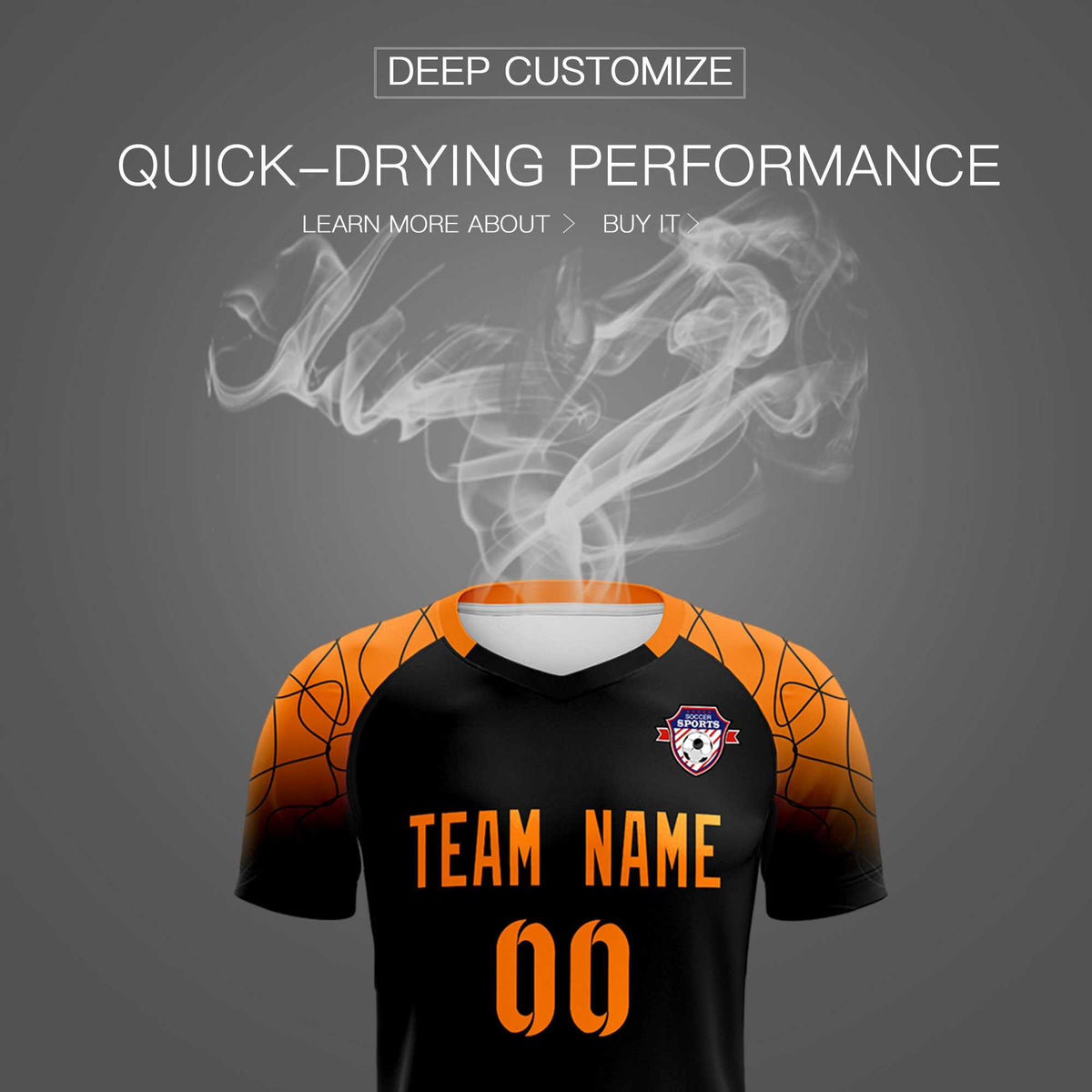Custom Black Classic Football Training Kit Jersey For Adults/Kids