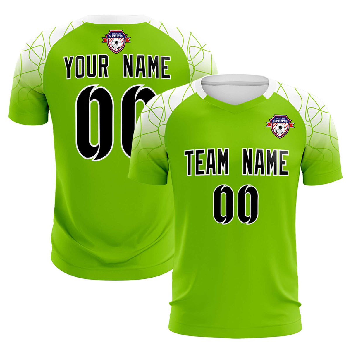 Custom Green Classic Football Training Kit Jersey For Adults/Kids