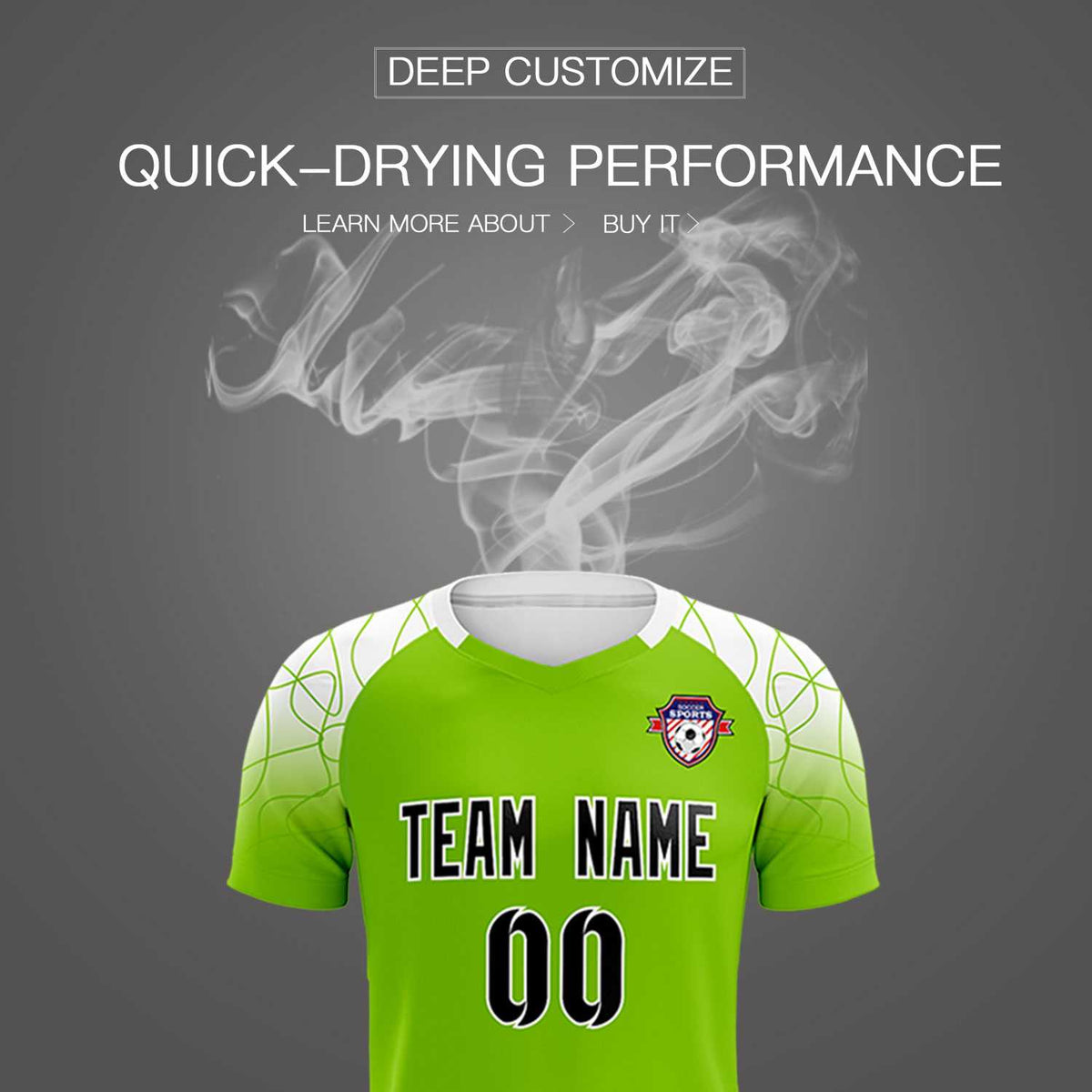 Custom Green Classic Football Training Kit Jersey For Adults/Kids