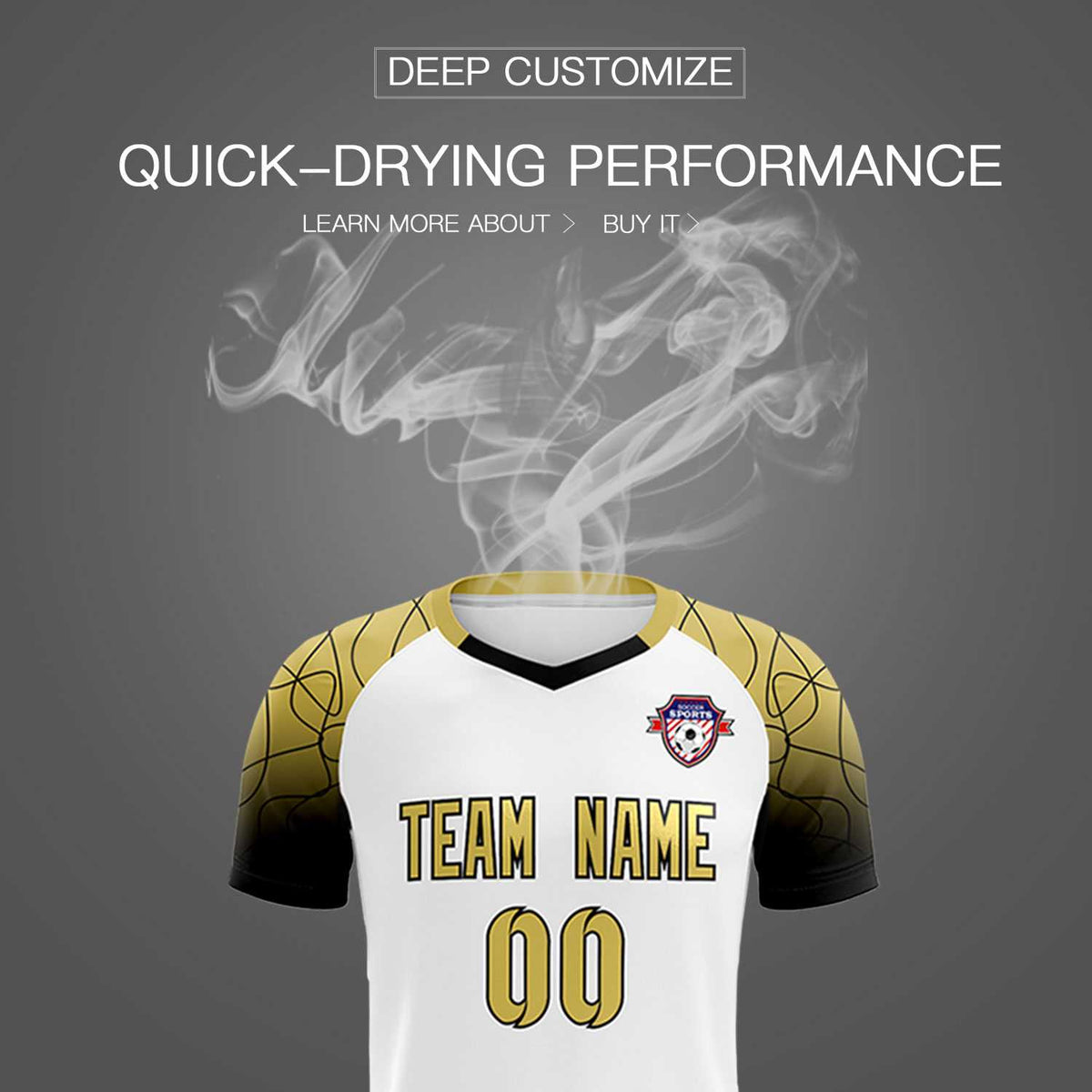 Custom White Classic Football Training Kit Jersey For Adults/Kids