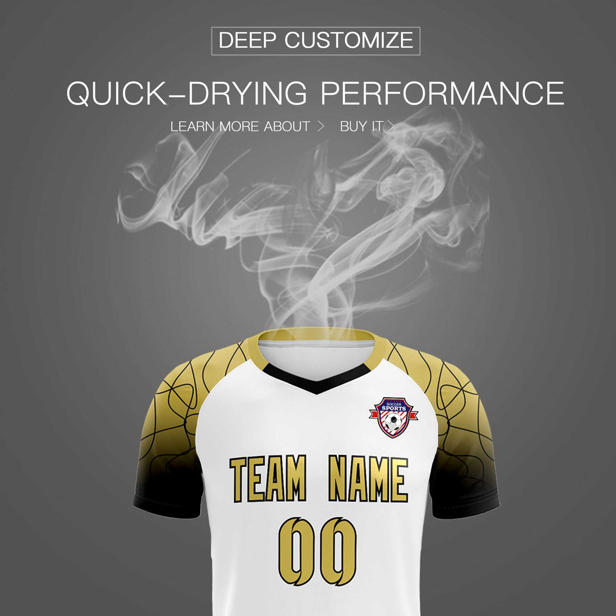 Custom White Classic Football Training Kit Jersey For Adults/Kids