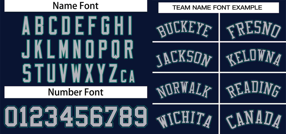 Custom Navy Gray-Aqua Classic Style Authentic Two-Button Softball Jersey